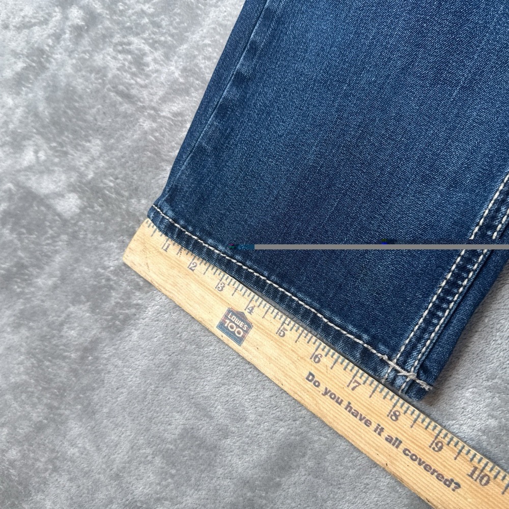 BKE Aiden Jeans Mens 29x30 Straight Stretch Blue Denim Buckle - Picture 9 of 10